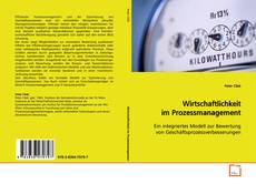 Capa do livro de Wirtschaftlichkeit im Prozessmanagement 
