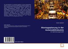 Couverture de Montageplanung in der Automobilindustrie