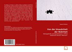 Portada del libro de Von der Unwahrheit der Wahrheit