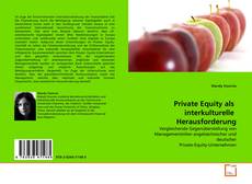 Portada del libro de Private Equity als  interkulturelle  Herausforderung