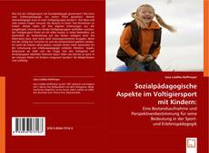 Sozialpädagogische Aspekte im Voltigiersport mit Kindern: kitap kapağı