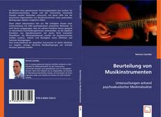 Beurteilung von Musikinstrumenten kitap kapağı