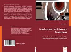 Buchcover von Development of Alternate Paragraphs