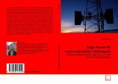 Bookcover of High Power RF Instrumentation Techniques