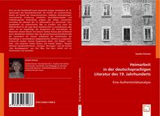 Buchcover von Heimarbeit in der deutschsprachigen Literatur des 19. Jahrhunderts