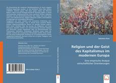 Religion und der Geist des Kapitalismus im modernen Europa的封面