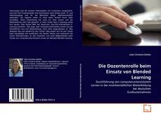 Portada del libro de Die Dozentenrolle beim Einsatz von Blended Learning