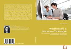 Portada del libro de Wissenserwerb in interaktiven Vorlesungen