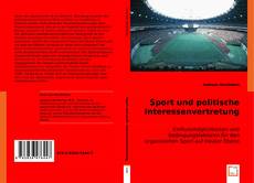 Copertina di Sport und politische Interessenvertretung