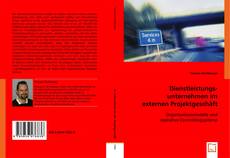 Buchcover von Dienstleistungsunternehmen im externen Projektgeschäft