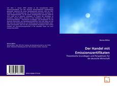 Portada del libro de Der Handel mit Emissionszertifikaten