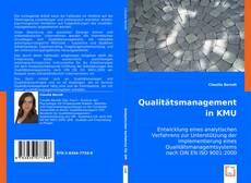 Copertina di Qualitätsmanagement in KMU