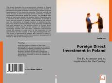 Copertina di Foreign Direct Investment in Poland