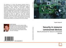 Copertina di Security in resource constrained devices