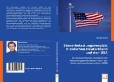 Bookcover of Steuerbelastungsvergleich zwischen Deutschland und den USA