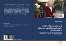 Buchcover von Mitarbeitereinsatz und Mitarbeiterzufriedenheit in der Hotellerie