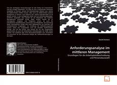 Portada del libro de Anforderungsanalyse im mittleren Management