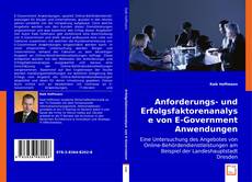 Capa do livro de Anforderungs- und Erfolgsfaktorenanalyse von E-Government Anwendungen 