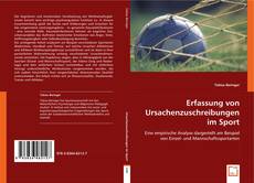 Erfassung von Ursachenzuschreibungen im Sport kitap kapağı