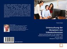 Обложка Untersuchung der Akzeptanz von Videokonferenzen