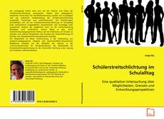 Bookcover of Schülerstreitschlichtung im Schulalltag
