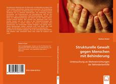 Buchcover von Strukturelle Gewalt gegen Menschen mit Behinderung