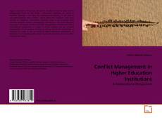 Couverture de Conflict Management in Higher Education Institutions