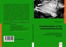 Copertina di Emotionalität in der Automobilwerbung