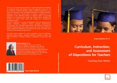 Buchcover von Curriculum, Instruction, and Assessment of
Dispositions for Teachers