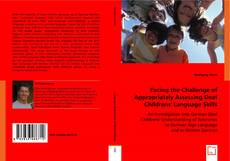 Buchcover von Facing the Challenge of Appropriately Assessing Deaf Childrens` Language Skills