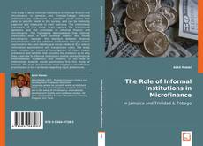 Capa do livro de The Role of Informal Institutions in Microfinance 