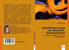 Buchcover von Geschäftsprozesse von Nonprofit-Organisationen