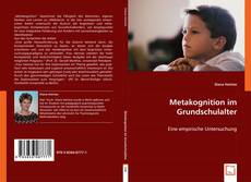 Обложка Metakognition im Grundschulalter