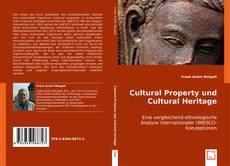 Bookcover of Cultural Property und Cultural Heritage