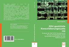 EDV-gestützte Konsolidierungssysteme kitap kapağı