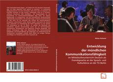 Bookcover of Entwicklung der mündlichen Kommunikationsfähigkeit