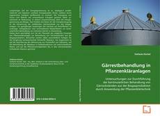 Portada del libro de Gärrestbehandlung in Pflanzenkläranlagen