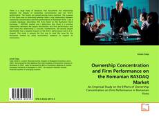 Portada del libro de Ownership Concentration and Firm Performance on the Romanian RASDAQ Market