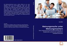 Bookcover of Meinungsmache unter Meinungsmachern