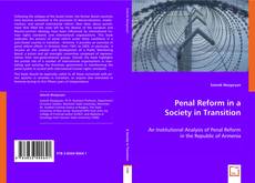 Penal Reform in a Society in Transition kitap kapağı