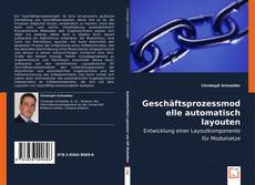 Buchcover von Geschäftsprozessmodelle automatisch layouten