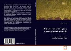 Portada del libro de Die Erlösungsallegorie Ambrogio Lorenzettis