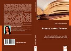 Presse unter Zensur的封面