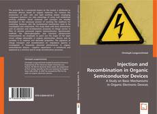 Buchcover von Injection and Recombination in Organic Semiconductor Devices