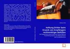 Bookcover of Haftung Dritter beim Erwerb von Empfängern rechtswidriger Beihilfen