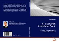 Portada del libro de Die Gesellschaft bürgerlichen Rechts