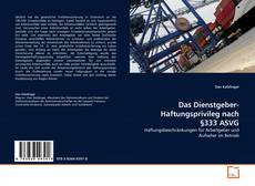 Portada del libro de Das Dienstgeber- Haftungsprivileg nach §333 ASVG