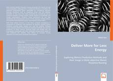 Buchcover von Deliver more for less Energy