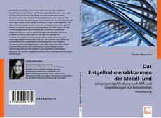 Buchcover von Das Entgeltrahmenabkommen der Metall- und Elektroindustrie