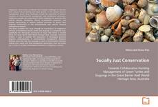 Portada del libro de Socially Just Conservation